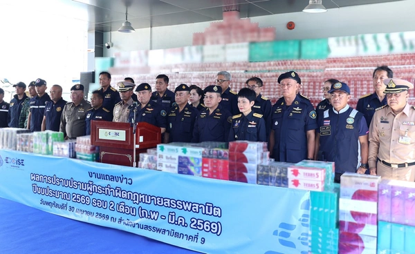 สินค้าผิดกฎหมาย! รบ. ลุยกวาดล้าง จับ 622 คดี ค่าปรับพุ่ง 245 ล้าน