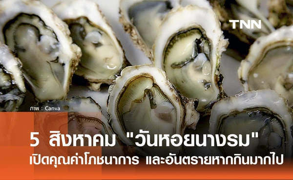 5 สิงหาคม 2569 "วันแห่งหอยนางรม" เปิดคุณค่าทางโภชนาการ และอันตรายหากกินมากเกินไป