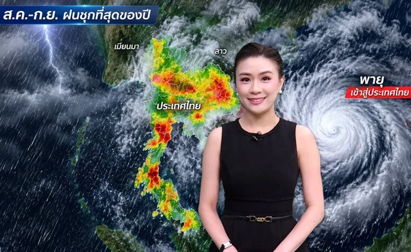 ส.ค.-ก.ย. “ฝนชุก” ที่สุดของปี จับตาพายุเข้าประเทศไทย