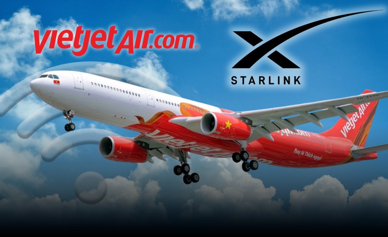 "Vietjet" ปิดดีล "Starlink" ให้บริการเน็ตฟรีบนฟ้า