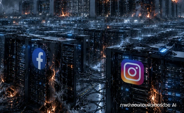 Facebook ล่มทั่วโลก ผู้ใช้ถูกล็อกเอาต์เข้าใช้งาน Messenger และ Instagram ไม่ได้