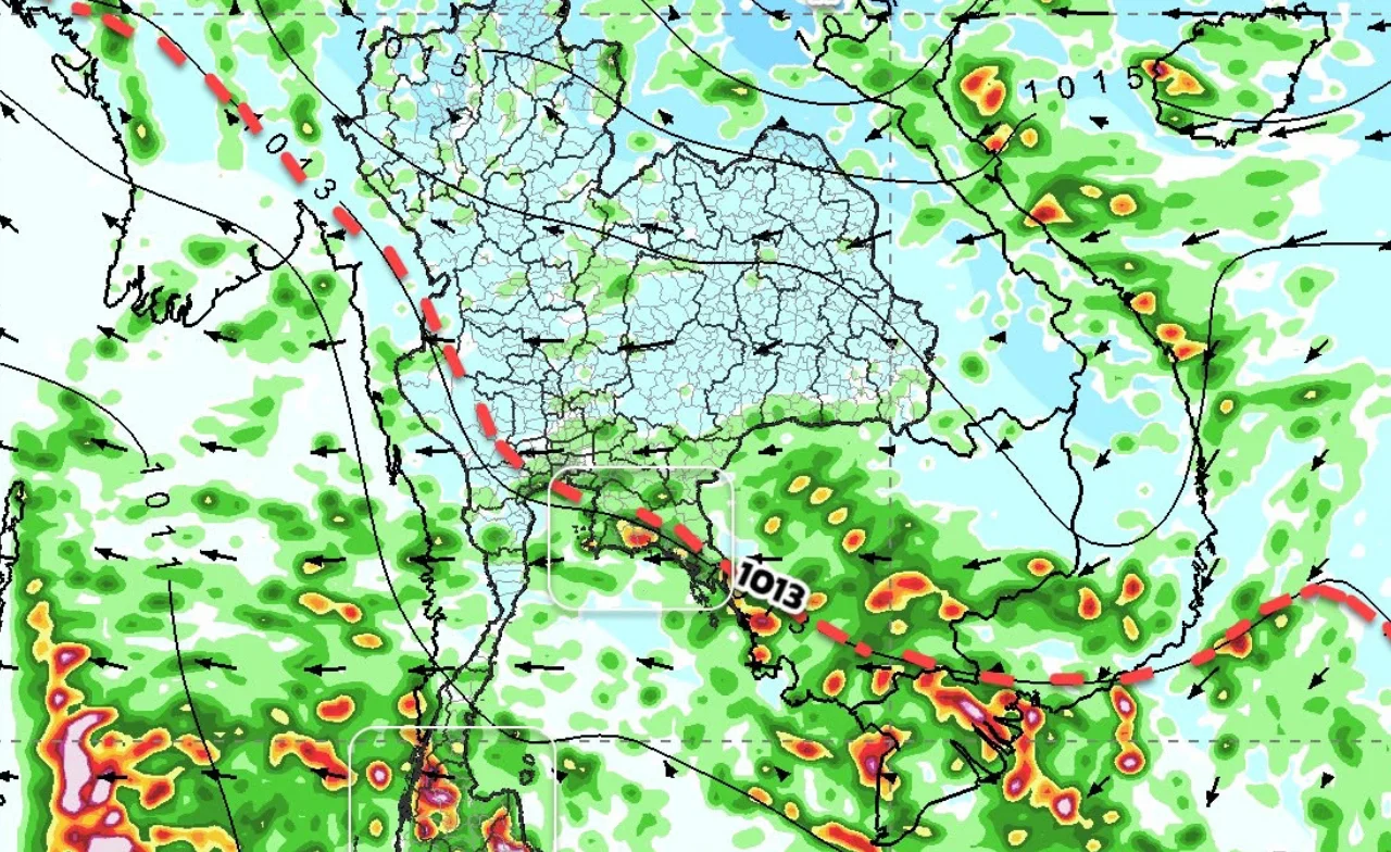 ฝนยังไม่หมด ฤดูหนาวมาช้า เตือน 21-25 ต.ค. กลาง-ตะวันออก-ใต้ฝนหนัก