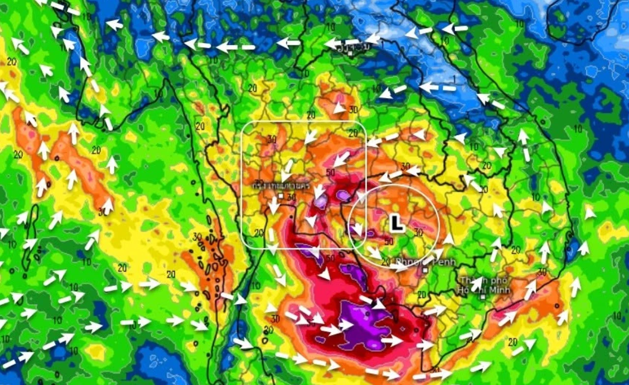 พยากรณ์อากาศวันนี้ 23 ก.ย.69 ทั่วไทยเตรียมรับมือ “ฝนหนัก” หย่อมความกดอากาศต่ำเคลื่อนปกคลุม 23 - 27 ก.ย. นี้