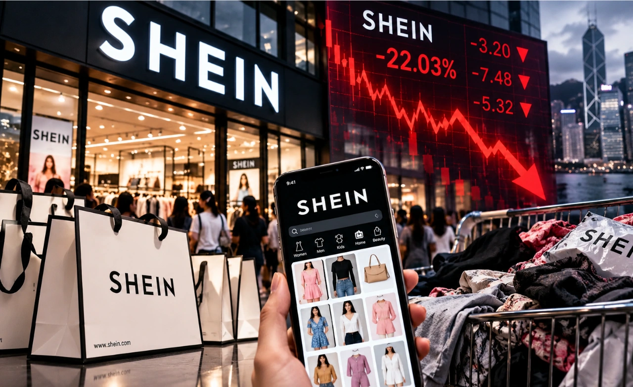 SHEIN หุ้นทรุดหลังก้าวสู่ตลาดฮ่องกง ปีนี้กำไรวูบ โมเดลฟาสต์แฟชั่นเจอโจทย์ใหญ่