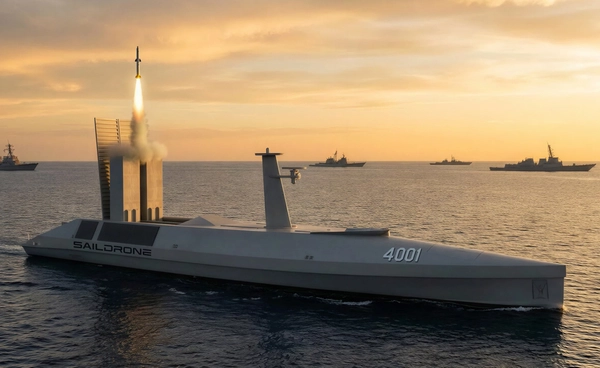 Saildrone เปิดตัว Spectre นักล่าเรือดำน้ำไร้คนขับแห่งอนาคต พลิกโฉมยุทธนาวีทางทะเล