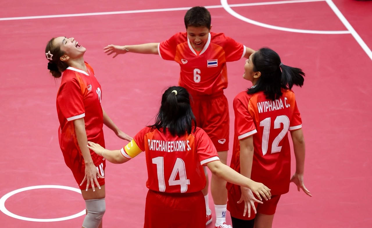 ทีมชาติสาวไทยคว้าเหรียญเงิน เซปักตะกร้อทีม 4 คนหญิง เอเชียนเกมส์