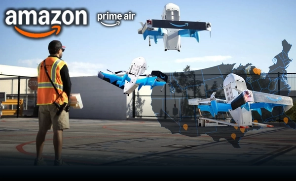 ศึกส่งด่วน "Amazon" เร่งเกม ขยายพื้นที่โดรน 6 เท่า
