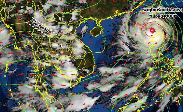 พยากรณ์อากาศวันนี้ 25ก.ค.69 อุตุฯ เตือนมรสุมแรงทำไทยฝนหนัก ถึงสิ้นเดือน ก.ค. ตะวันออก-ใต้ระวังน้ำท่วม-น้ำป่า