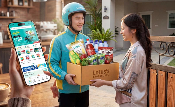 Lotus’s App เปิดแคมเปญ สั่งปุ๊บ ส่งปั๊บ ภายใน 1 ชั่วโมง ย้ำภาพหัวแถว Grocery On-Demand ในไทย