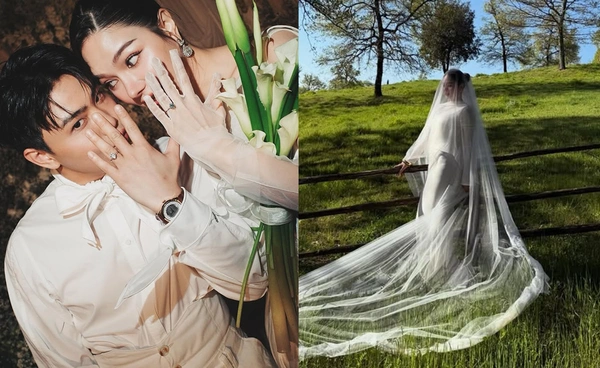 รวมภาพเจ้าสาวป้ายแดง “กวาง เดอะเฟซ” สวย ออร่า พร้อมซูมแหวนหมั้นเพชรเม็ดโต