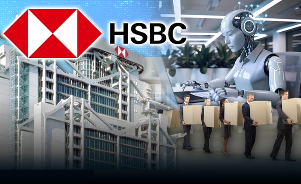 ช็อกวงการแบงก์ "HSBC" จ่อเลิกจ้าง 20,000 คน ใช้ AI ทำงานแทน!