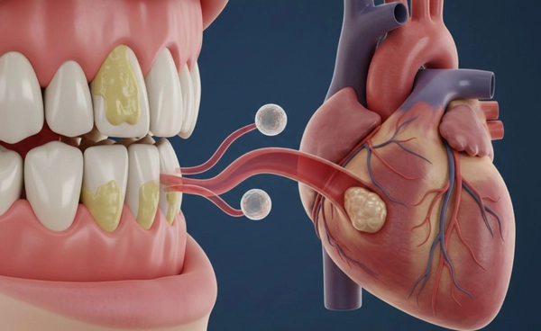 คราบพลัคในช่องปากอาจส่งผลถึงหลอดเลือดหัวใจ