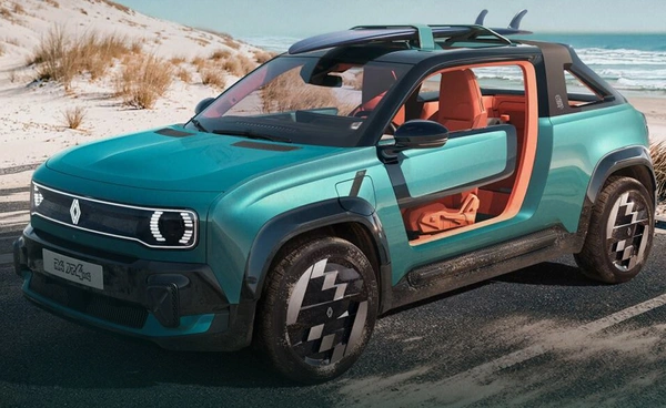 Renault เปิดตัว JP4x4 Concept รถ EV สายลุยสไตล์ชายหาด ย้อนกลิ่นอายยุค 80