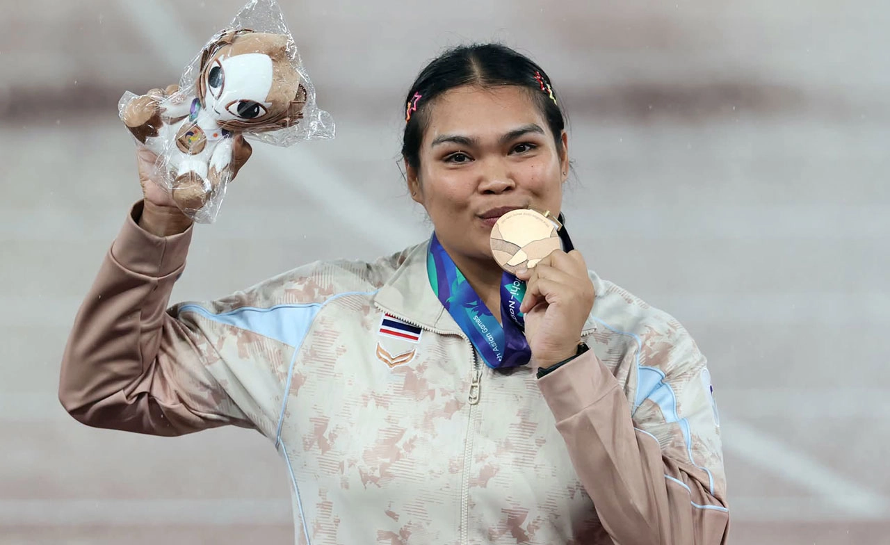 “สุเบญรัตน์” คว้าเหรียญทองแดงขว้างจักรหญิง เอเชียนเกมส์ 2026