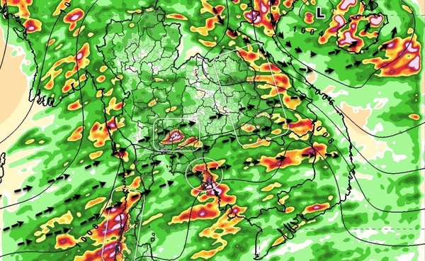 เปิดรายชื่อจังหวัด  ฝนหนัก–ฝนน้อย 6–12 ส.ค. นี้