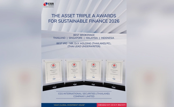 CGSI คว้ารางวัล Best Brokerage และ Best IPO  จาก The Asset Triple A Awards 2026