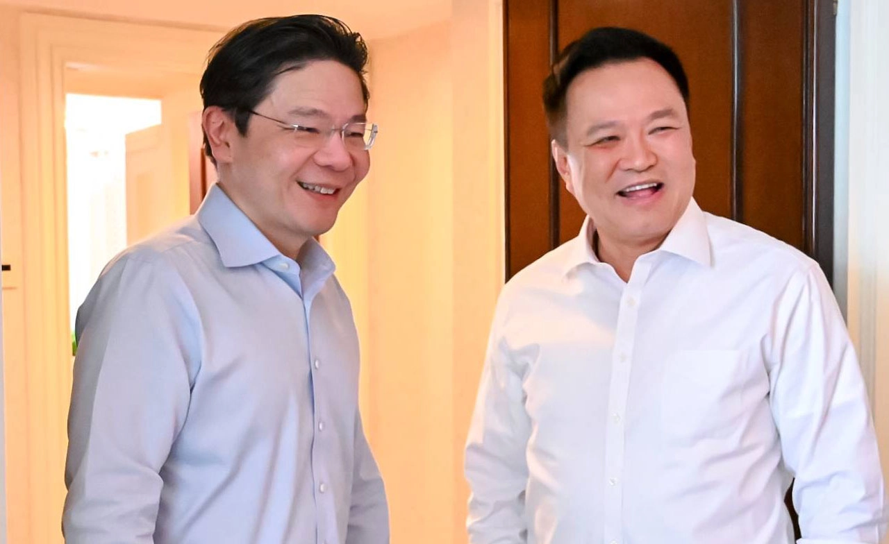 ผู้นำสิงคโปร์จัดงานเลี้ยงน้ำชาต้อนรับนายกฯ ไทยสานสัมพันธ์ใกล้ชิด