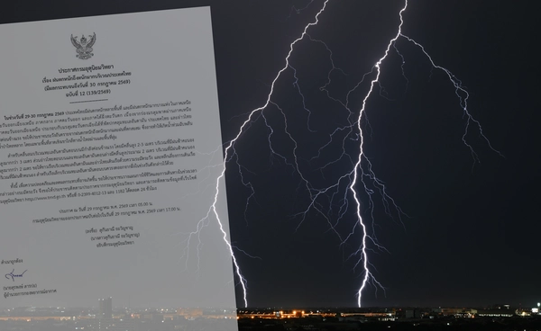 58 จังหวัดเช็กด่วน! วันนี้ "ฝนตกหนักถึงหนักมาก" ระวังน้ำท่วมฉับพลัน