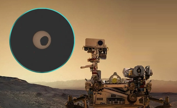 NASA เผยภาพสุริยุปราคาบนดาวอังคาร บันทึกโดย Perseverance