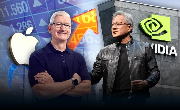 "Apple" แซง "Nvidia" มูลค่าบริษัทเบอร์ 1 ของโลก