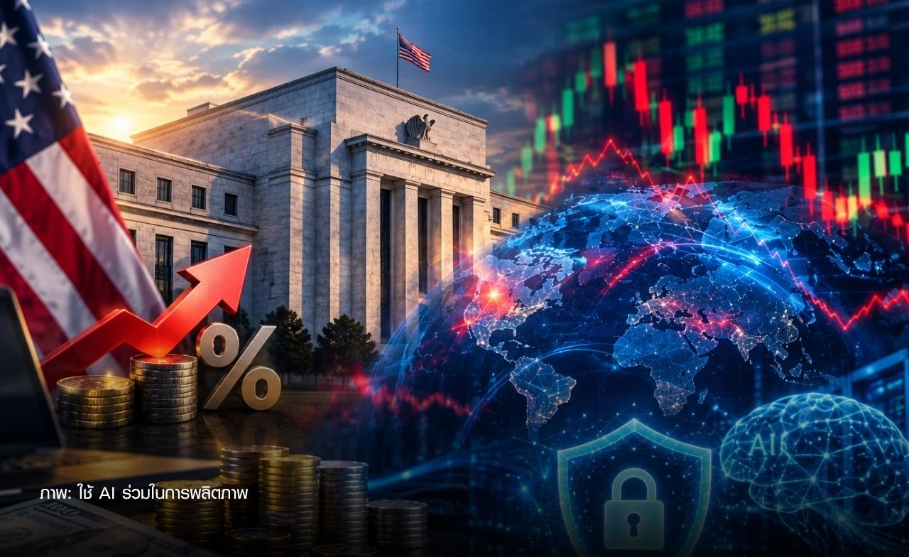 รับมือ "เฟด" ขึ้นดอกเบี้ย 2 ครั้ง หุ้นโลกผันผวน แนะกลุ่ม AI Security