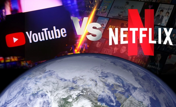 ศึกสตรีมมิ่ง! YouTube แซง Netflix ยึดเวลาคนดูทั่วโลก