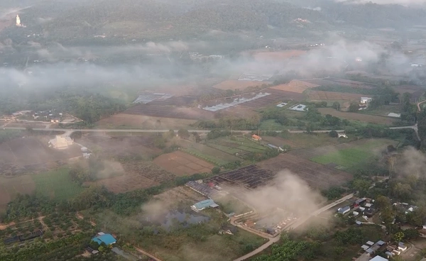 ลำปางอากาศแปรปรวน เช้านี้หนาวเย็น ทั้งที่เป็นฤดูร้อน 