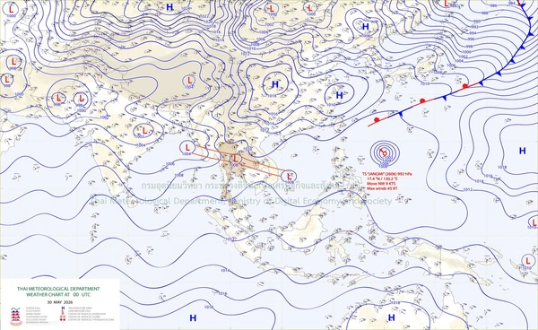 อุตุฯ ประกาศฉบับ8 เตือนฝนตกหนักกระทบ 27 จังหวัดพรุ่งนี้ (31 พ.ค.)