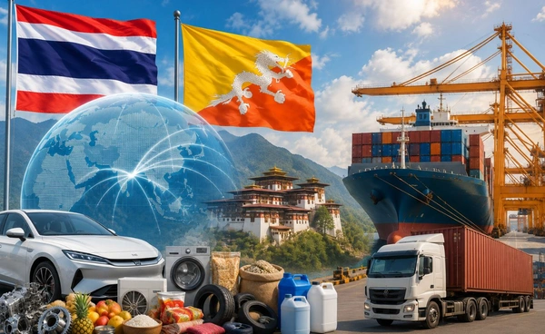 FTA ไทย-ภูฏาน เริ่มปี 2570 ดันส่งออกไทยโตสูงสุด 1.4 หมื่นล้านบาท