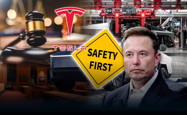 "Tesla" ถูกฟ้องชิ้นส่วน Cybertruck ทับพนักงาน