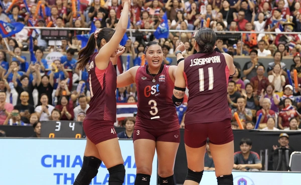 วอลเลย์บอลสาวไทยไร้เทียมทาน! ผงาดแชมป์ SEA V Cup สนาม 2