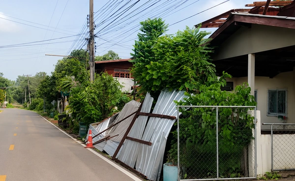 กรมอุตุฯ เตือนฝนเพิ่ม 10-15 มิ.ย. ยโสธรอ่วม บ้านเสียหายกว่า 105 หลัง