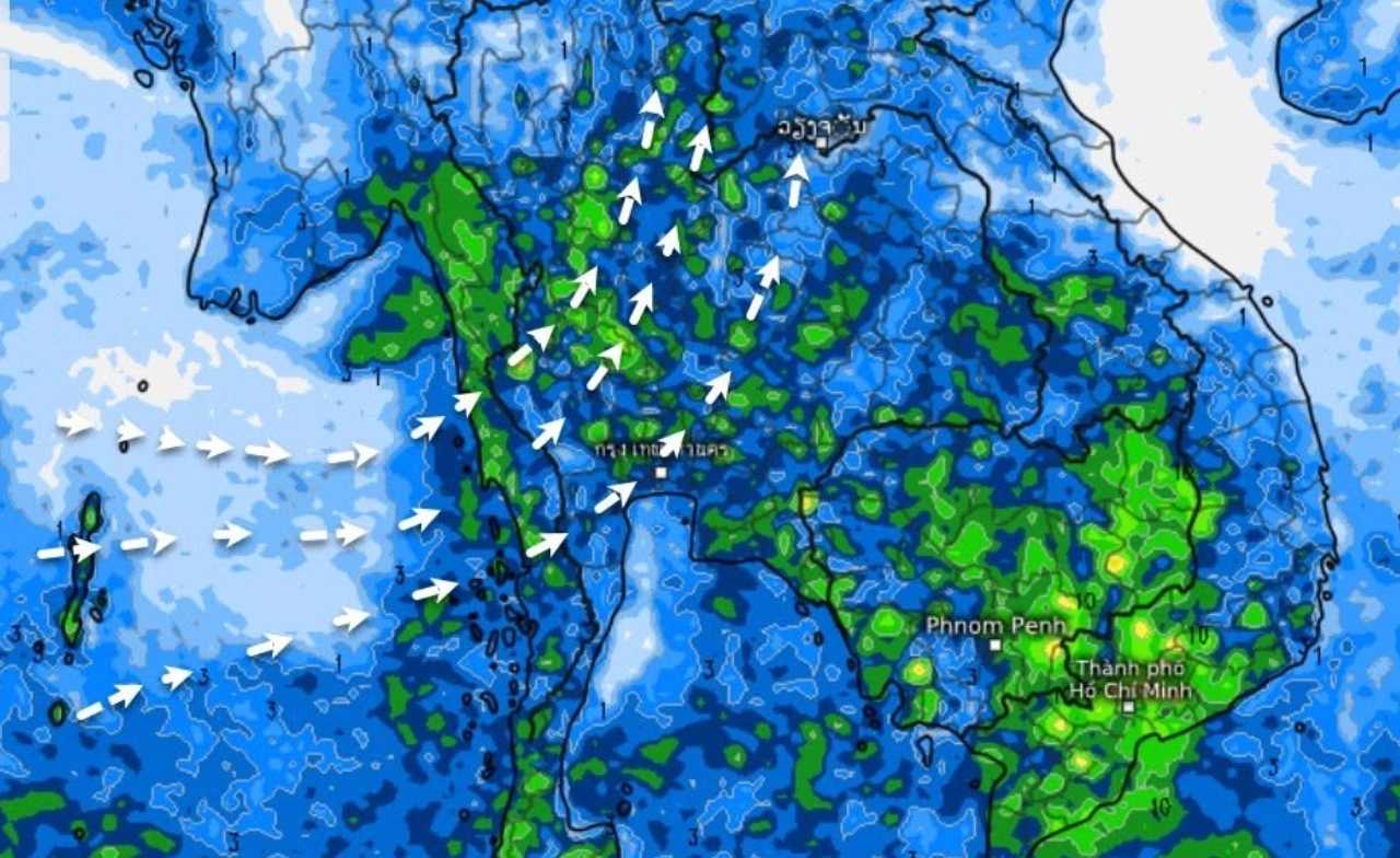 1-4 ต.ค. ฝนตกบ่ายถึงค่ำ 5-15 ต.ค. สัญญาณลมหนาวมา! เตือนไทยตอนบนอากาศแปรปรวน