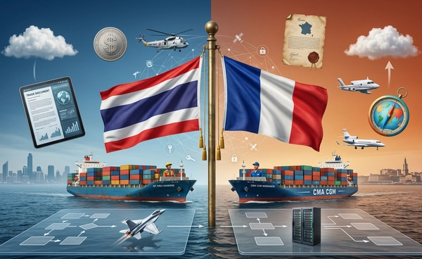เปิดสถิติการค้า “ไทย-ฝรั่งเศส” 10 อันดับสินค้านำเข้า-ส่งออกสูงสุด