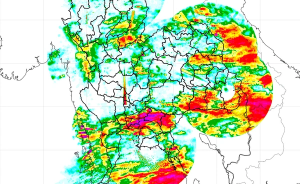 พยากรณ์อากาศ 7 วัน เตือนช่วง 20 - 23 กรกฎาคม 2569 ประเทศไทยมีฝนเพิ่มขึ้น-ฝนตกหนักบางแห่ง