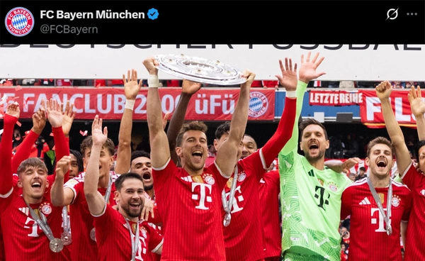 ผลฟุตบอล บุนเดสลีกา เยอรมนี : บาเยิร์นถล่มโคโลญจน์ 5-1 ฉลองแชมป์อย่างยิ่งใหญ่