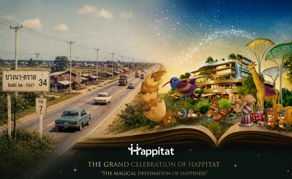 จากท้องนาสู่ทำเลทอง ‘Happitat’ จิ๊กซอว์ชิ้นสำคัญที่เติมภาพบางนาให้สมบูรณ์