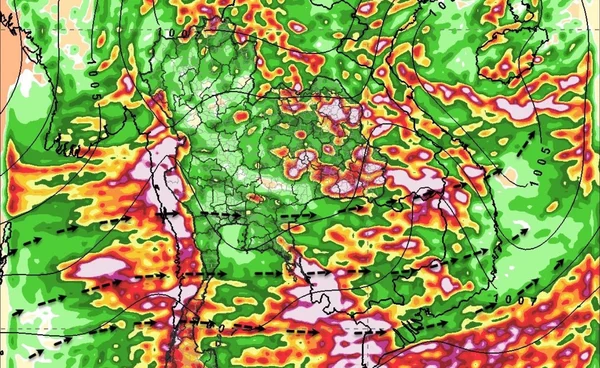 "โนอึล" หนุนมรสุมแรง ไทยเสี่ยงฝนหนักยาวถึงต้น ส.ค.
