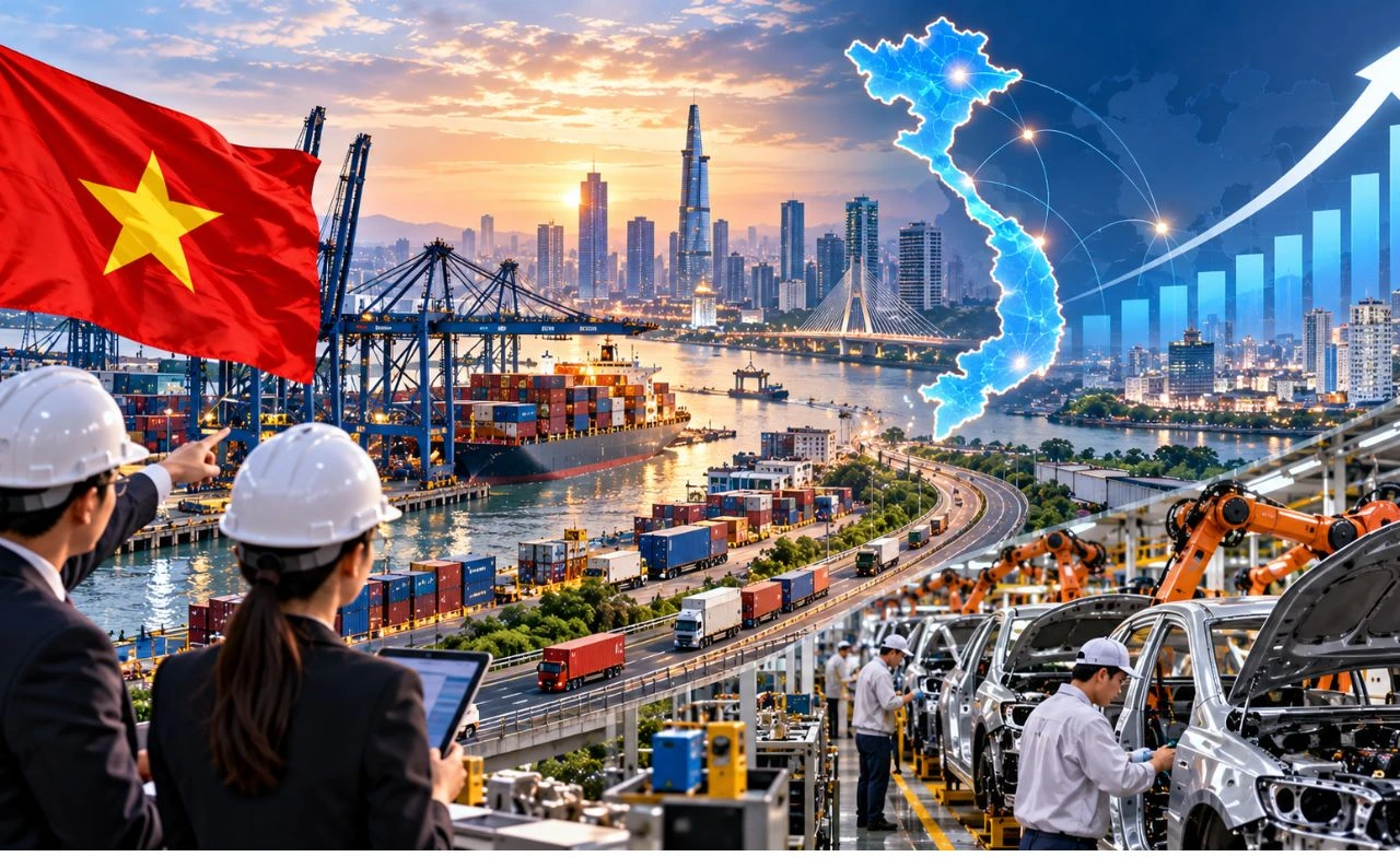 "เวียดนาม" เศรษฐกิจโตแรง GDP ไตรมาส 3 พุ่ง แผน 5 ปีดันรายได้ต่อหัว 8,500 ดอลลาร์