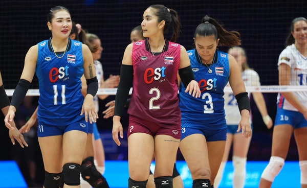 วอลเลย์บอลสาวไทยปิดไม่สวย!  พ่ายเช็กขาดส่งท้ายสัปดาห์แรก 