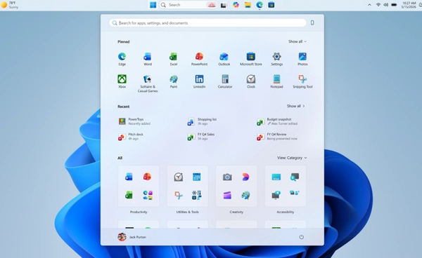 Windows 11 อัปเดต  Taskbar ชิดขอบได้แล้ว Start Menu ปรับแต่งได้ 