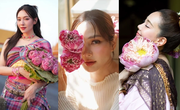 เทรนด์ดอกบัวฟีเวอร์!! เมื่อ Gen Z และคนดังเปลี่ยนดอกไม้บูชาสู่ไอเทมแฟชั่นสุดชิค