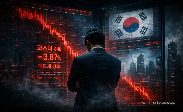บทเรียนนักลงทุน เมื่อหุ้นเกาหลีใต้ร่วงหนัก "ETF Leverage" ทุบรายย่อย
