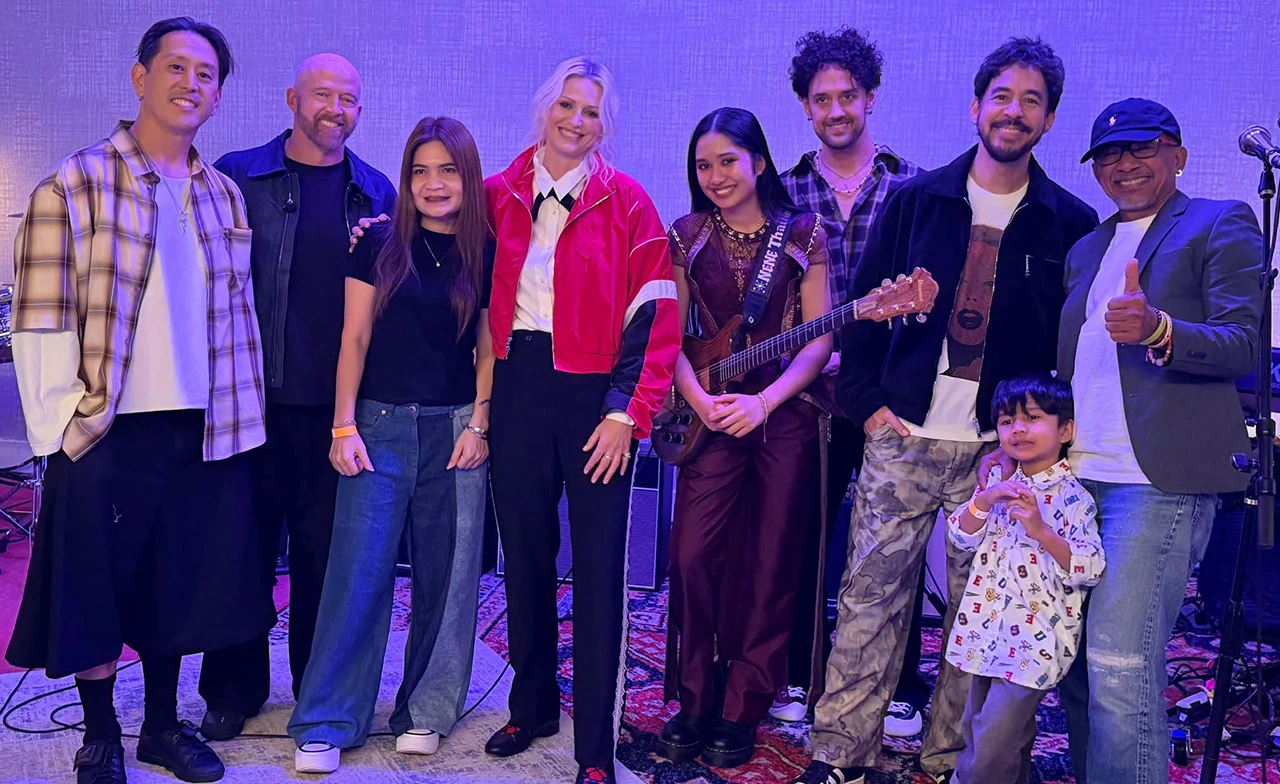 "เนเน่ รอยัล" ร่วมเฟรม LINKIN PARK วงร็อกระดับตำนาน พร้อมครอบครัวก่อนขึ้นโชว์ AGT  ⁣