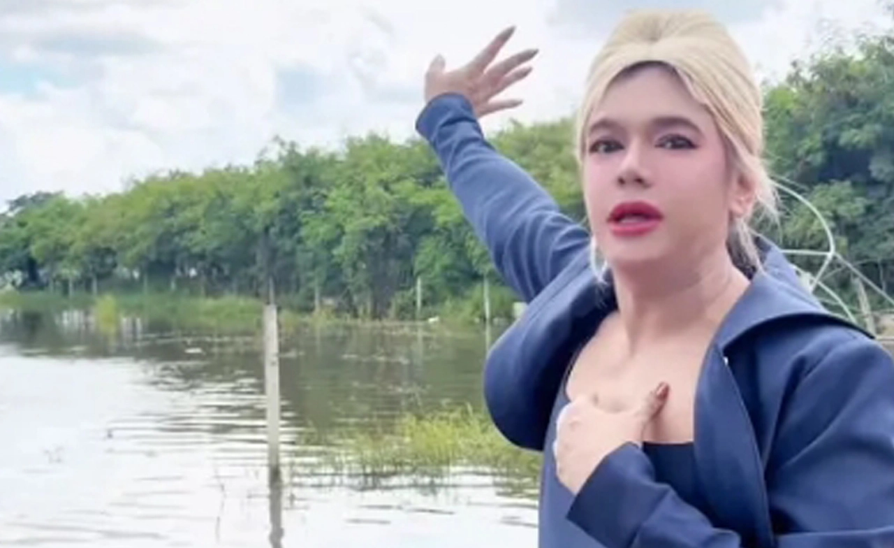 เอ ศุภชัย ยกที่นาวัชรพลเป็นพื้นที่รับน้ำ แม้ข้าวใกล้เก็บเกี่ยว
