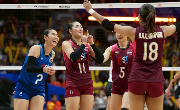 วอลเลย์บอลสาวไทยฟอร์มเดือด! ไล่ตบ แคนาดา คว้าชัย 2 นัดติดในศึกเนชันส์ ลีกฯ