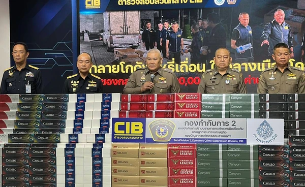 บุกรวบโกดังบุหรี่หนีภาษีโคราช ยึดกว่า 1.5 ล้านมวน มูลค่าเกือบ 7 ล้านบาท