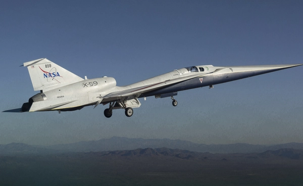 NASA สร้างประวัติศาสตร์ X-59 บินเหนือเสียงครั้งแรก ไร้โซนิคบูม