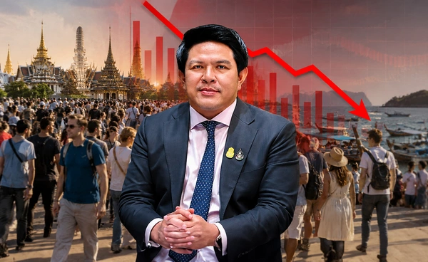 "ต่างชาติเที่ยวไทย"สัปดาห์ล่าสุดร่วงร้อยละ 20 