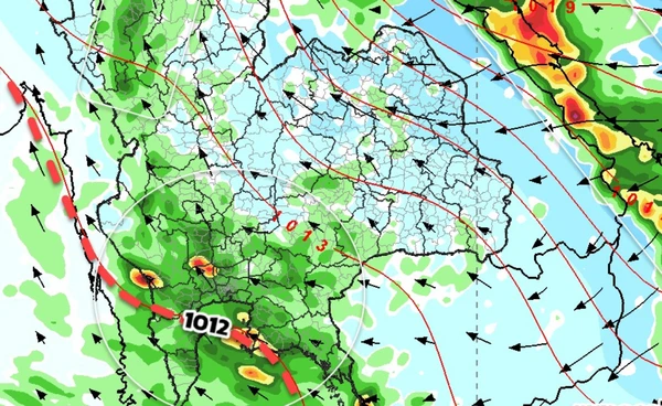 คาดการณ์อากาศ 7 วัน  อุตุฯ เตือน 8-9 ก.พ.   ไทยตอนบนฝนฟ้าคะนอง-ลมแรง